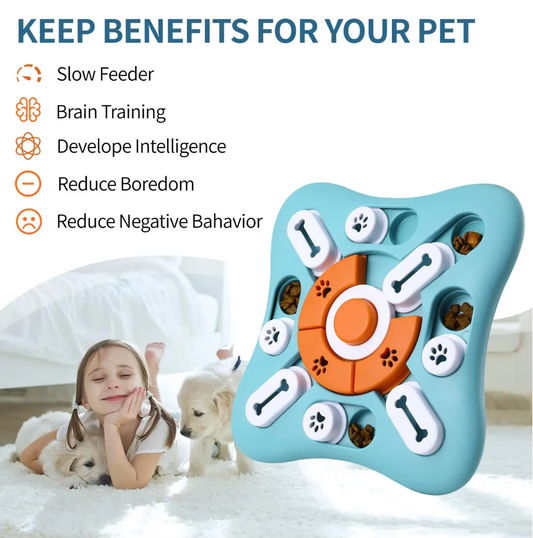 Level 5 IQ Training Dog Puzzle Toy - Mental Stimulation & Enrichment