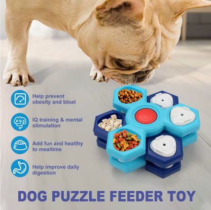 Level 4 Dog Puzzle Feeding Toy – Boredom Relief