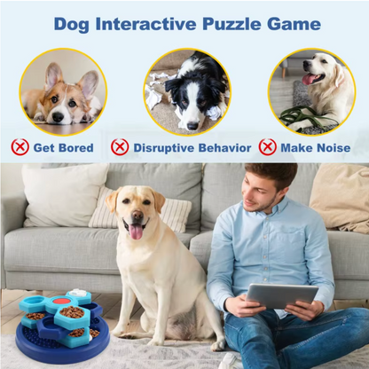 Level 4 Dog Puzzle Feeding Toy – Boredom Relief