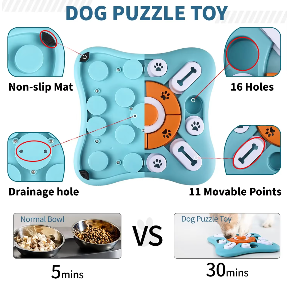 Level 5 IQ Training Dog Puzzle Toy - Mental Stimulation & Enrichment