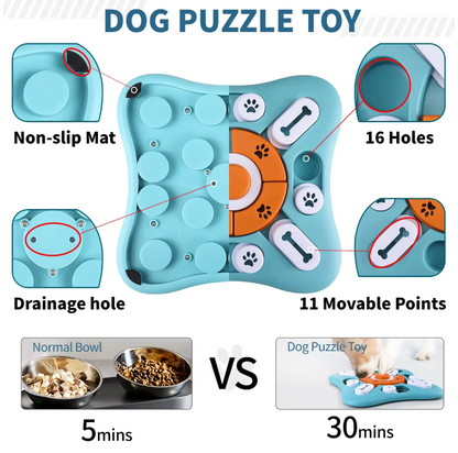 Level 5 IQ Training Dog Puzzle Toy - Mental Stimulation & Enrichment
