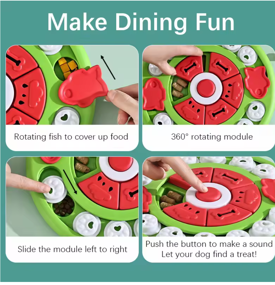Level 3 Slow Food Puzzle Feeder  – Anxiety Relief
